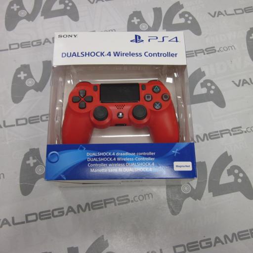 Mando dualshock 4 magma red ps4 V2 original - NUEVO 