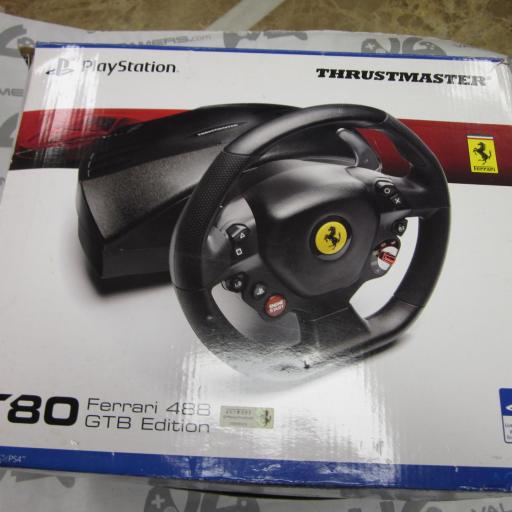 Thrustmaster T80 Ferrari 488 GTB Edition Racing Wheel + Pedals (PS5/PS4) [3]