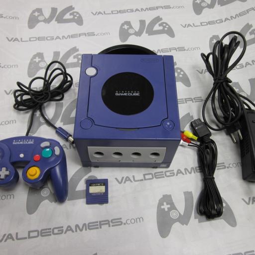 Consola GameCube morada + mando y memory regalo [0]