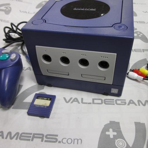 Consola GameCube morada + mando y memory regalo [2]