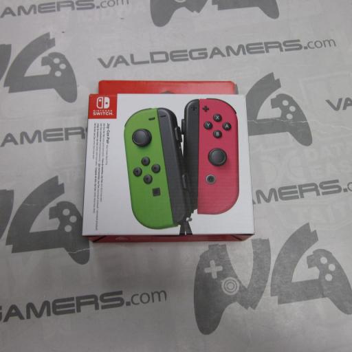 Pareja Joy-Con Nintendo Switch  rosa verde Neon - usado