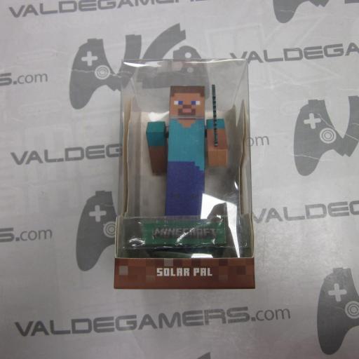 Muñeco solar Steve Minecraft