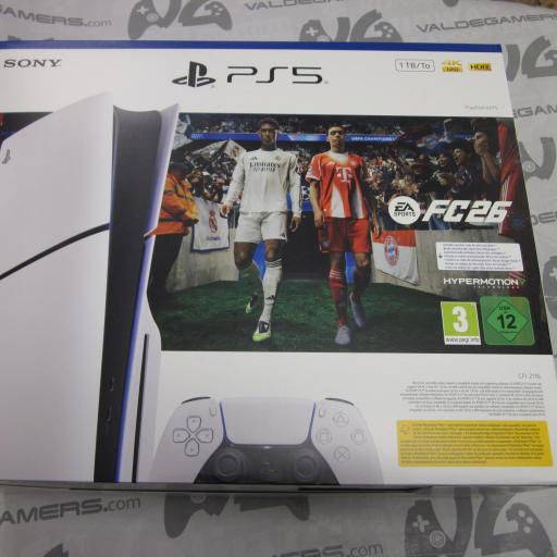 Playstation 5 Slim (Lector), Chasis E, 1TB + EA Sports FC26 - NUEVO