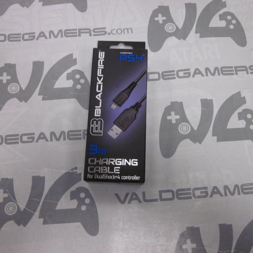 Blackfire Cable de Carga USB a MicroUSB 3m para PS4 - NUEVO [0]