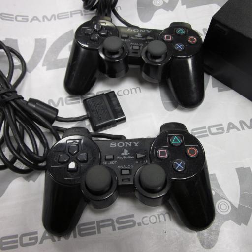 pack Playstation 2 fat chip + 2 mandos originales vertical stand y extras [5]