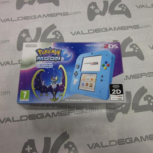 consola Nintendo 2DS pokemon luna 