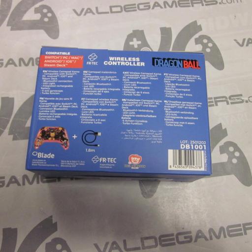 Mando Nintendo Switch - FR-TEC Wireless Gamepad Dragon Ball Kame, Inalámbrico, Para Nintendo Switch 1 y 2 - NUEVO [1]