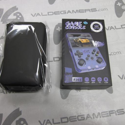 Game Console - R36S ips - negra  64GB - 15.000 JUEGOS + funda - nuevo