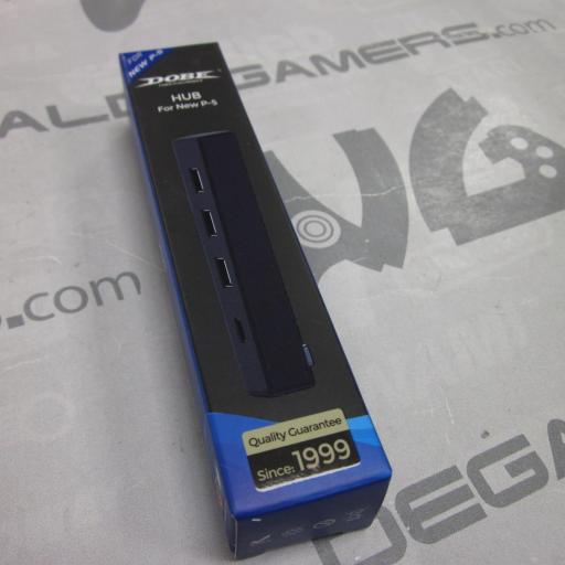  Adaptador USB 4 Puertos para PlayStation PS5 Slim / disc /  PS5 Pro Hub DOBE - NUEVO [1]