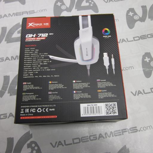 Auriculares Gaming Headset XTRIKE ME GH-712  multiplataforma - NUEVO [2]