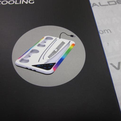 Base Refrigeradora RGB DOBE para PS5 Fat y PS5 Slim  Multifunción DOBE - NUEVO [2]