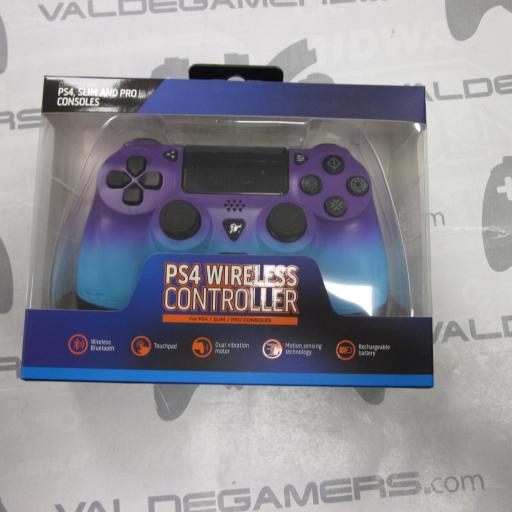 Mando compatible para PS4 purple blue  P-4 wireless controller  - NUEVO  [0]