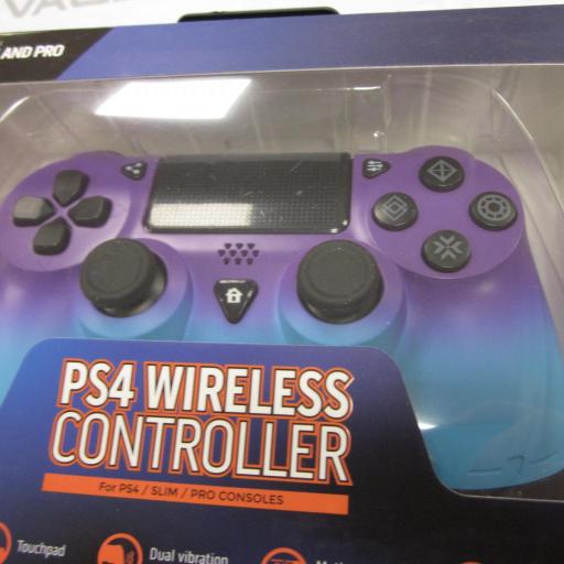 Mando compatible para PS4 purple blue  P-4 wireless controller  - NUEVO  [1]