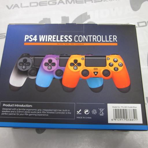 Mando compatible para PS4 purple blue  P-4 wireless controller  - NUEVO  [3]