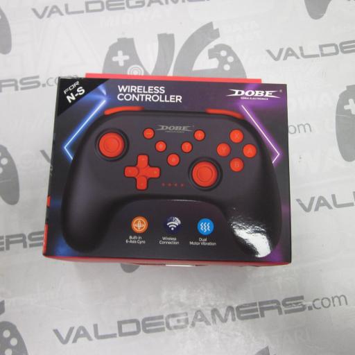 Mando DOBE inalambrico  para Nintendo Switch  CARBON RED  - NUEVO [0]