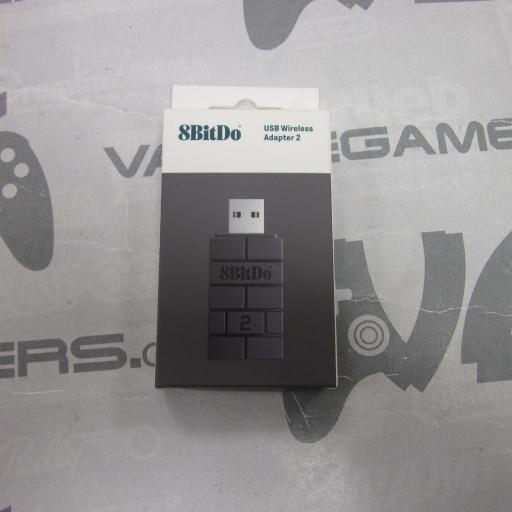 Adaptador 8BitDo Inalámbrico USB Negro - NUEVO