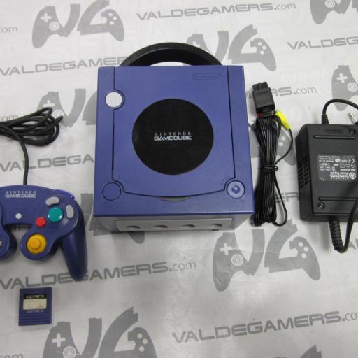 Consola GameCube morada + mando y memory regalo