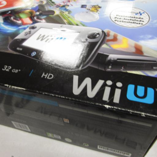 Wii U 32GB  caja mario kart Premium Negro *Sin Juego [1]