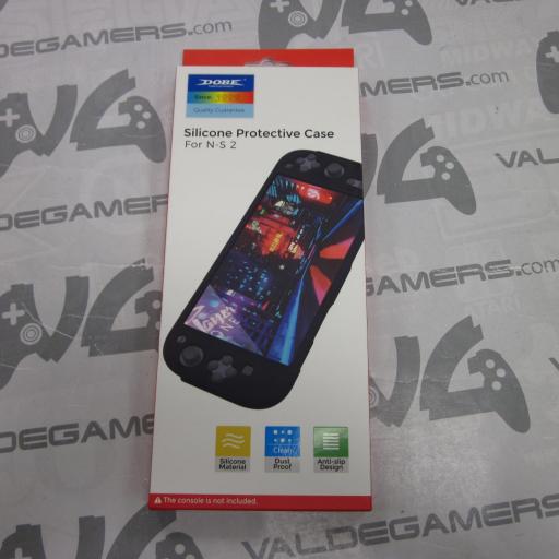 Funda de Silicona Dobe para Nintendo Switch 2 negro - NUEVO