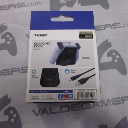 Base de Carga Mando PS5 / PS4 DOBE – Charging Dock con Cable – Nuevo [1]