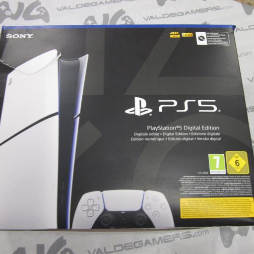 Playstation 5 Edición Digital, 825GB, Blanca,  + mando  - seminuevo [0]