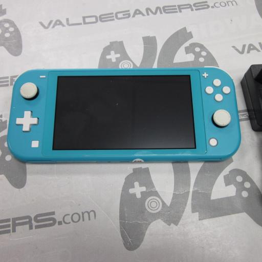consola Nintendo Switch lite turquesa usada [0]