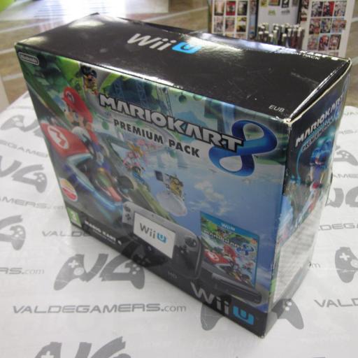 Wii U 32GB  caja mario kart Premium Negro *Sin Juego [3]