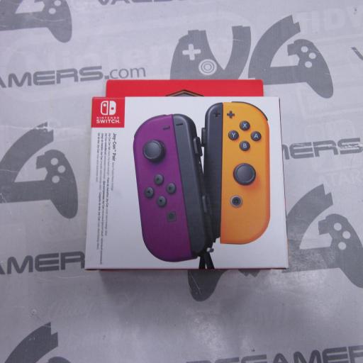 Pareja Joy-Con Nintendo Switch color amarillo y beregena - usado [1]