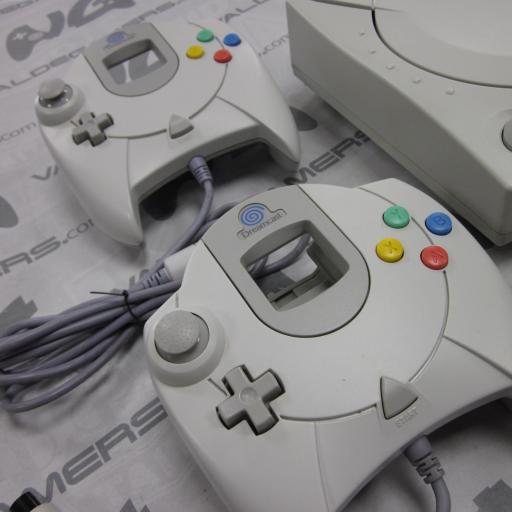 consola dreamcast + 2mandos + visual memory  [2]