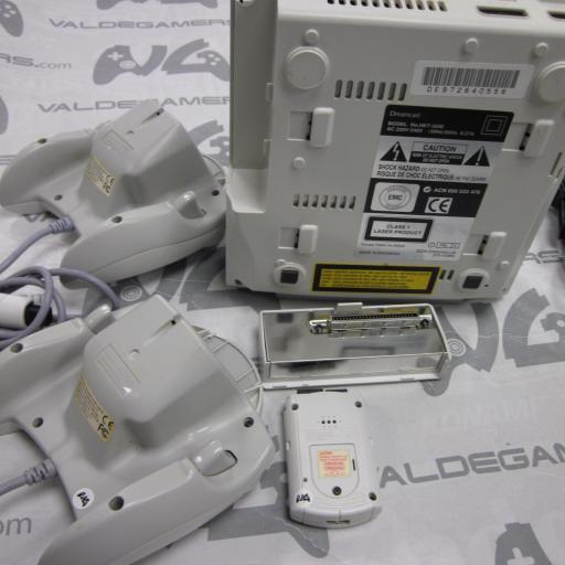consola dreamcast + 2mandos + visual memory  [4]