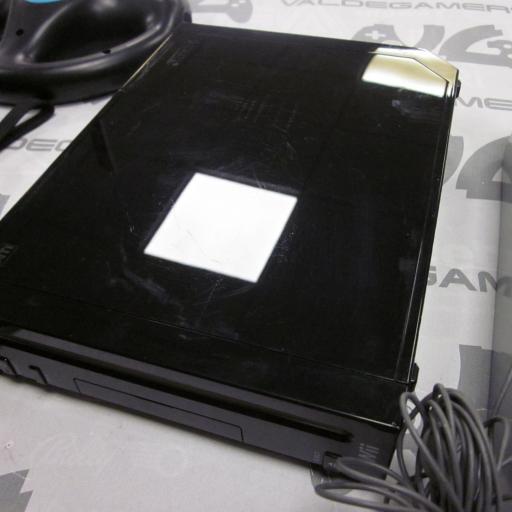 Consola wii retrocompatible negro  + mando original con motion + base  [3]