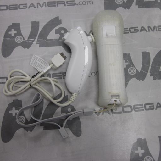  Mando Wii Wii/Wii U Official Remote Plus blanco + nunchuck [1]