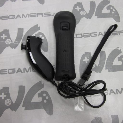  Mando Wii Wii/Wii U Official Remote Plus Negro + nunchuck [1]