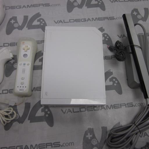 Consola wii retrocompatible blanca  + mando original 