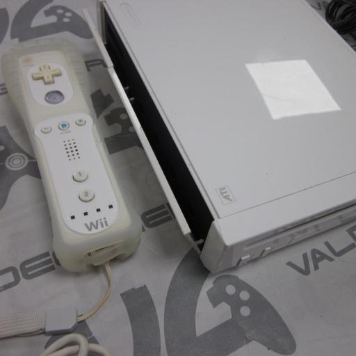 Consola wii retrocompatible blanca  + mando original  [1]