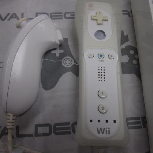 Consola wii retrocompatible blanca  + mando original  [3]