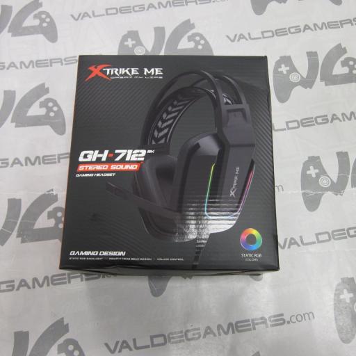 Auriculares Gaming Headset XTRIKE ME GH-712 negro  multiplataforma - NUEVO [0]