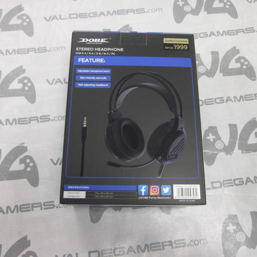 Auriculares Gaming Headset dobe TP5 - 3592 negro  multiplataforma - NUEVO [1]