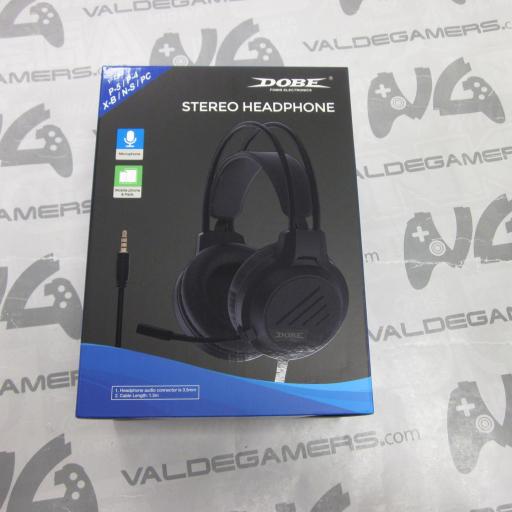 Auriculares Gaming Headset dobe TP5 - 3592 negro  multiplataforma - NUEVO [0]