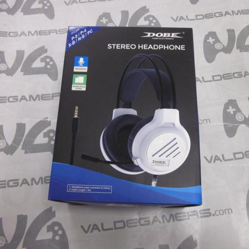 Auriculares Gaming Headset dobe TP5 - 3592 BLANCO  multiplataforma - NUEVO [0]