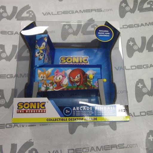 Mini Pinball Sonic - Pinball De Juguete Con Luz Y Sonido [0]