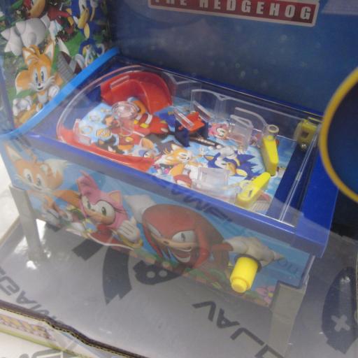 Mini Pinball Sonic - Pinball De Juguete Con Luz Y Sonido [1]