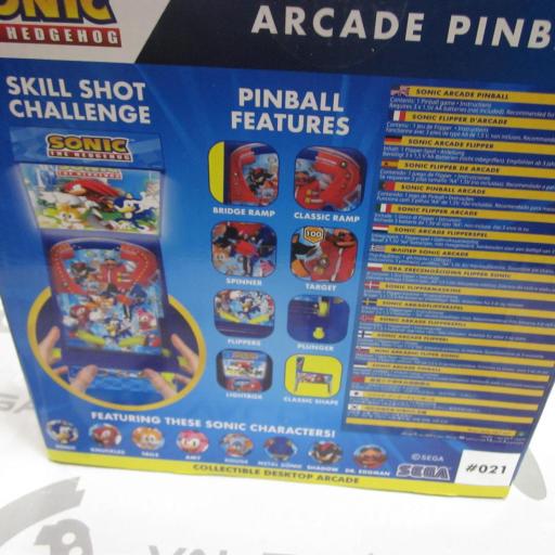 Mini Pinball Sonic - Pinball De Juguete Con Luz Y Sonido [2]