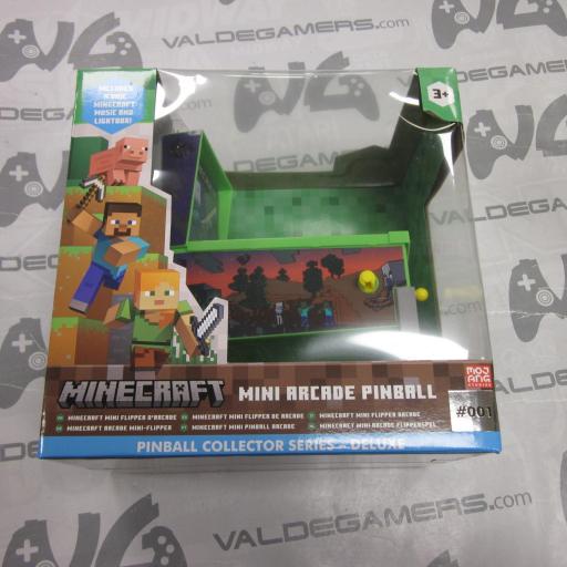 Mini Pinball Minecraft - Pinball De Juguete Con Luz Y Sonido [0]