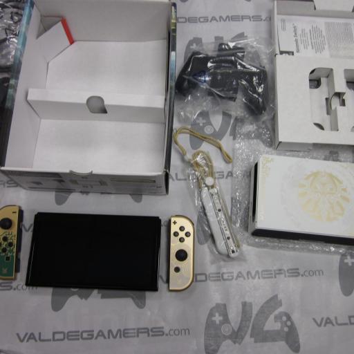 Nintendo Switch, OLED 64GB Legend of Zelda + Joy-Con Dorado, Caja [6]