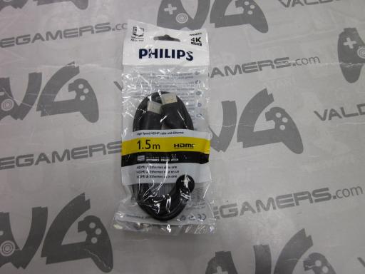 Cable hdmi philips 1.5m de alta velocidad con ethernet 4k  - NUEVO