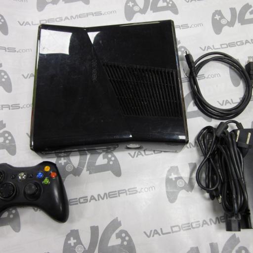 consola Xbox 360 Slim 250GB + Mando Xbox 360 negro  original [0]