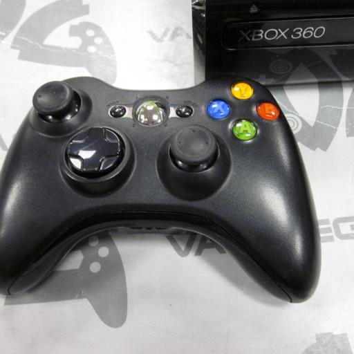 consola Xbox 360 Slim 250GB + Mando Xbox 360 negro  original [1]