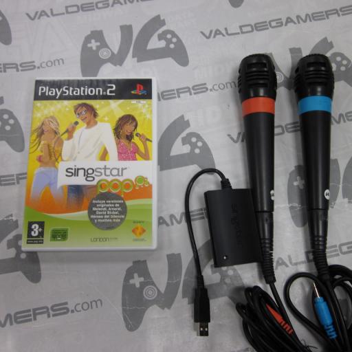 pack Microfonos USB Singstar Playstation + adaptador + SINGSTAR POP [0]