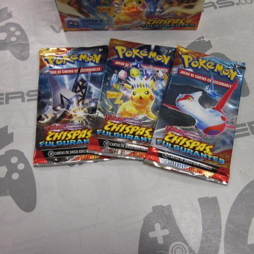  Pokémon TCG: Escarlata y Púrpura - Chispas Fulgurantes  - Sobre (Español) 